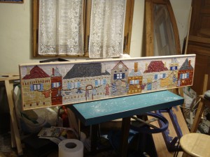 Maisons avant les joints